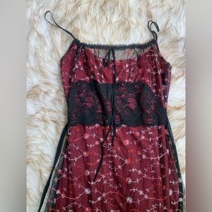Betsey Johnson Size 0 Lace Waisted Vintage Dress